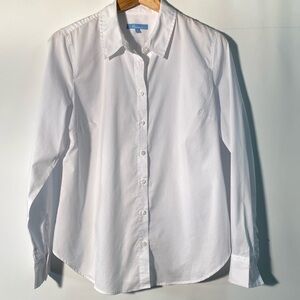 Penmans - classic fitted white blouse. Size 8